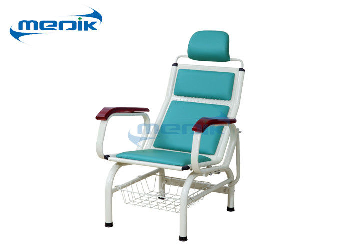 Sillas de los muebles del hospital de la silla de la infusión con los niños aptos del soporte de los apoyabrazos IV