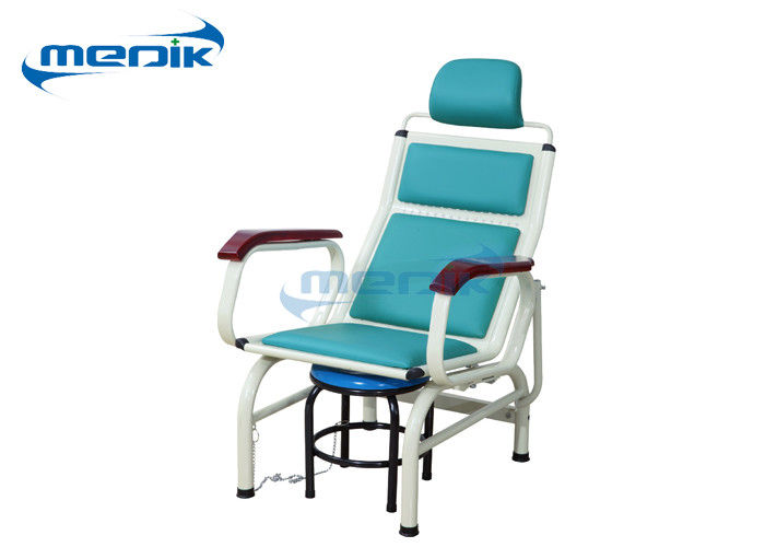 Sillas de los muebles del hospital de la silla de la infusión con los niños aptos del soporte de los apoyabrazos IV