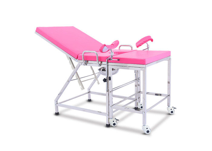 Respaldo ginecológico de la silla del examen del acero inoxidable ajustable para el hospital