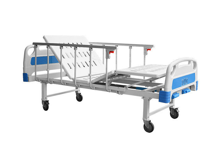carriles laterales manuales de la aleación de aluminio de las camas de hospital de la Anti-edad dos manivelas