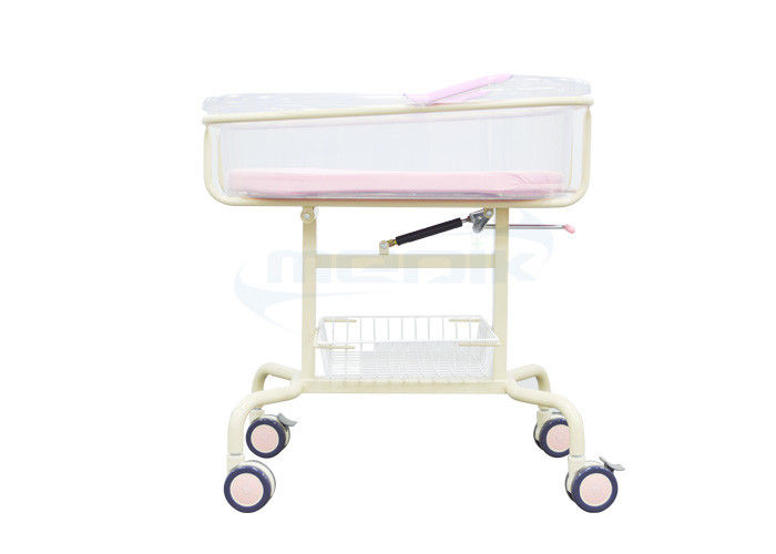 Cuna transparente del hospital del bebé del lavabo con la unidad de almacenamiento para recién nacido