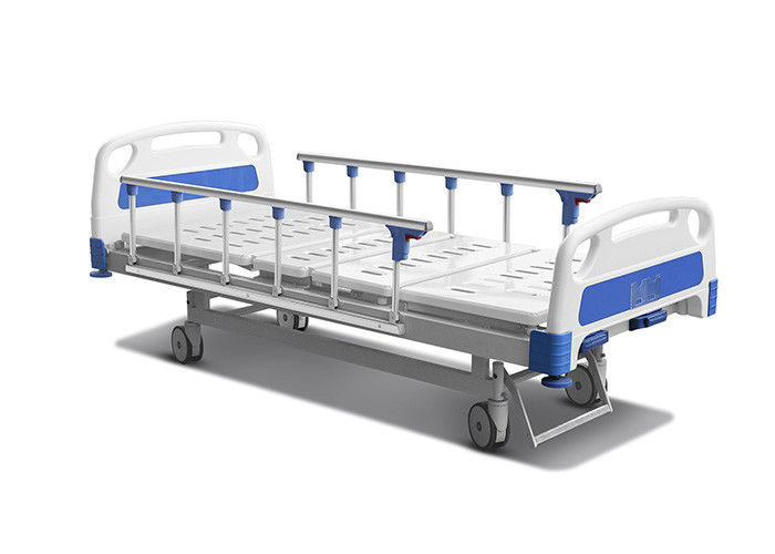 carriles laterales manuales de la aleación de aluminio de las camas de hospital de la Anti-edad dos manivelas
