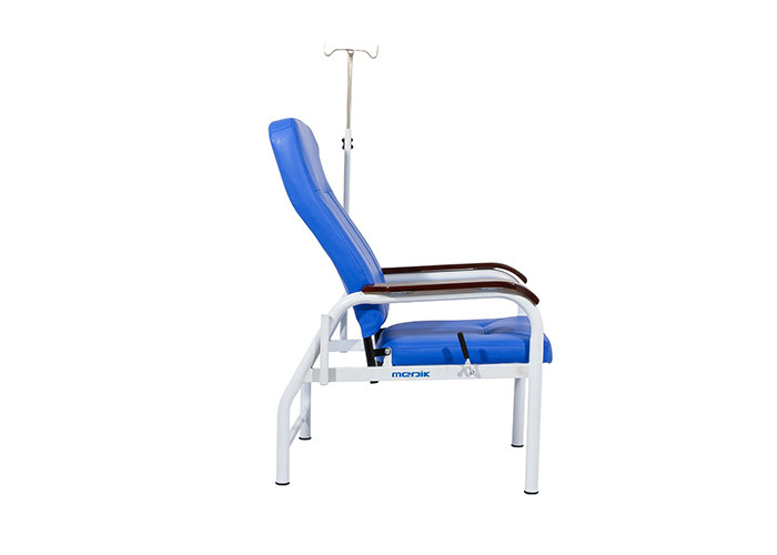 La PU de los muebles del hospital hace espuma silla clínica de la infusión IV con los apoyabrazos